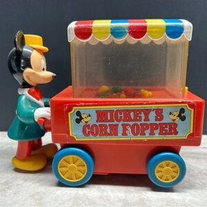 Illco Toys: Mickey's Corn Popper Vintage Toy-1970's: Disney Vintage Retro READ!!